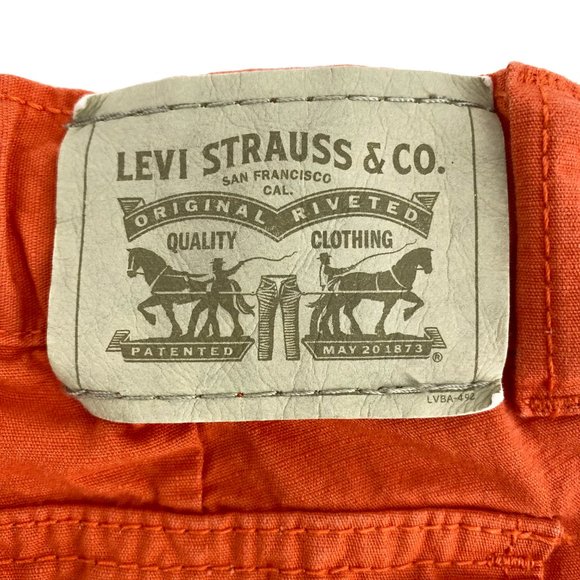 LEVI'S San Francisco Orange Cargo Pocket Shorts LVBA-492 - Picture 16 of 16